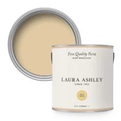 Laura Ashley Matt Emulsion Paint Pale Gold - 2.5L