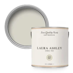 Laura Ashley Matt Emulsion Paint Pale Dove Grey - 2.5L