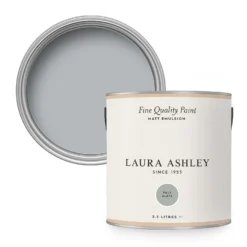 Laura Ashley Matt Emulsion Paint Pale Slate - 2.5L