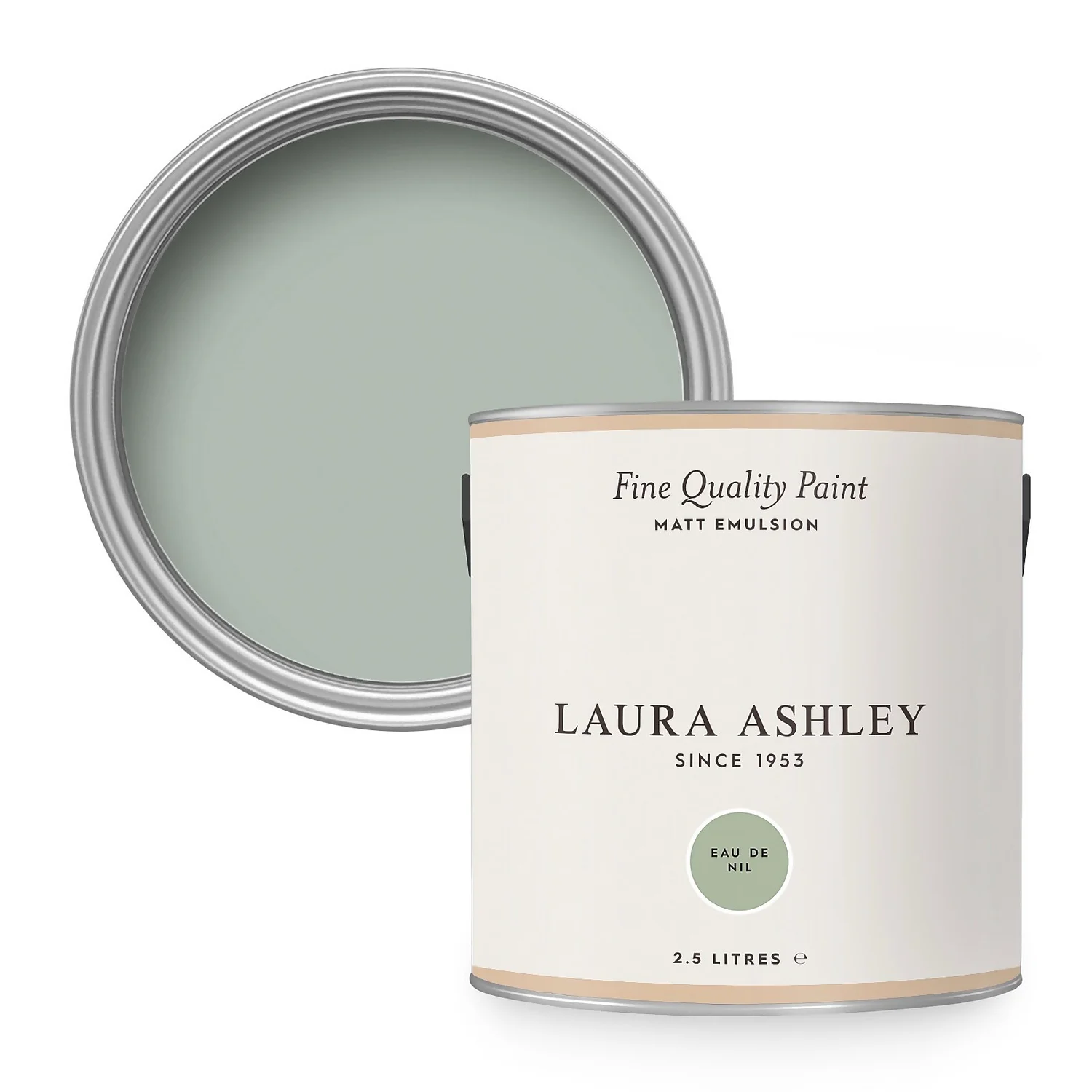 Laura Ashley Matt Emulsion Paint Eau De Nil - 2.5L 3 Laura Ashley Matt Emulsion Paint Eau De Nil - 2.5L