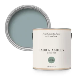 Laura Ashley Matt Emulsion Paint Dark Duck Egg - 2.5L