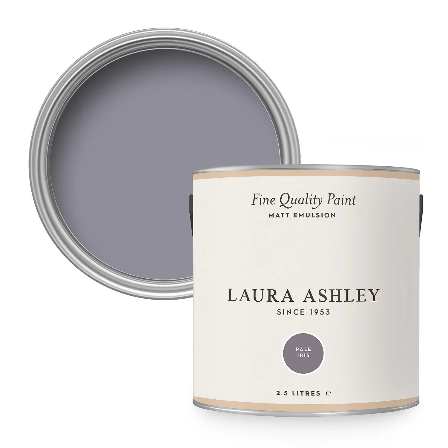 Laura Ashley Matt Emulsion Paint Pale Iris - 2.5L 3 Laura Ashley Matt Emulsion Paint Pale Iris - 2.5L