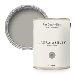 Laura Ashley Matt Emulsion Paint Dark Dove Grey - 5L