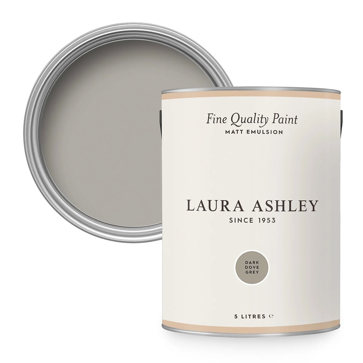 Laura Ashley Matt Emulsion Paint Dark Dove Grey - 5L 3 Laura Ashley Matt Emulsion Paint Dark Dove Grey - 5L