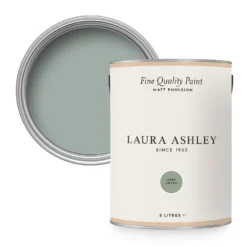 Laura Ashley Matt Emulsion Paint Grey Green - 5L