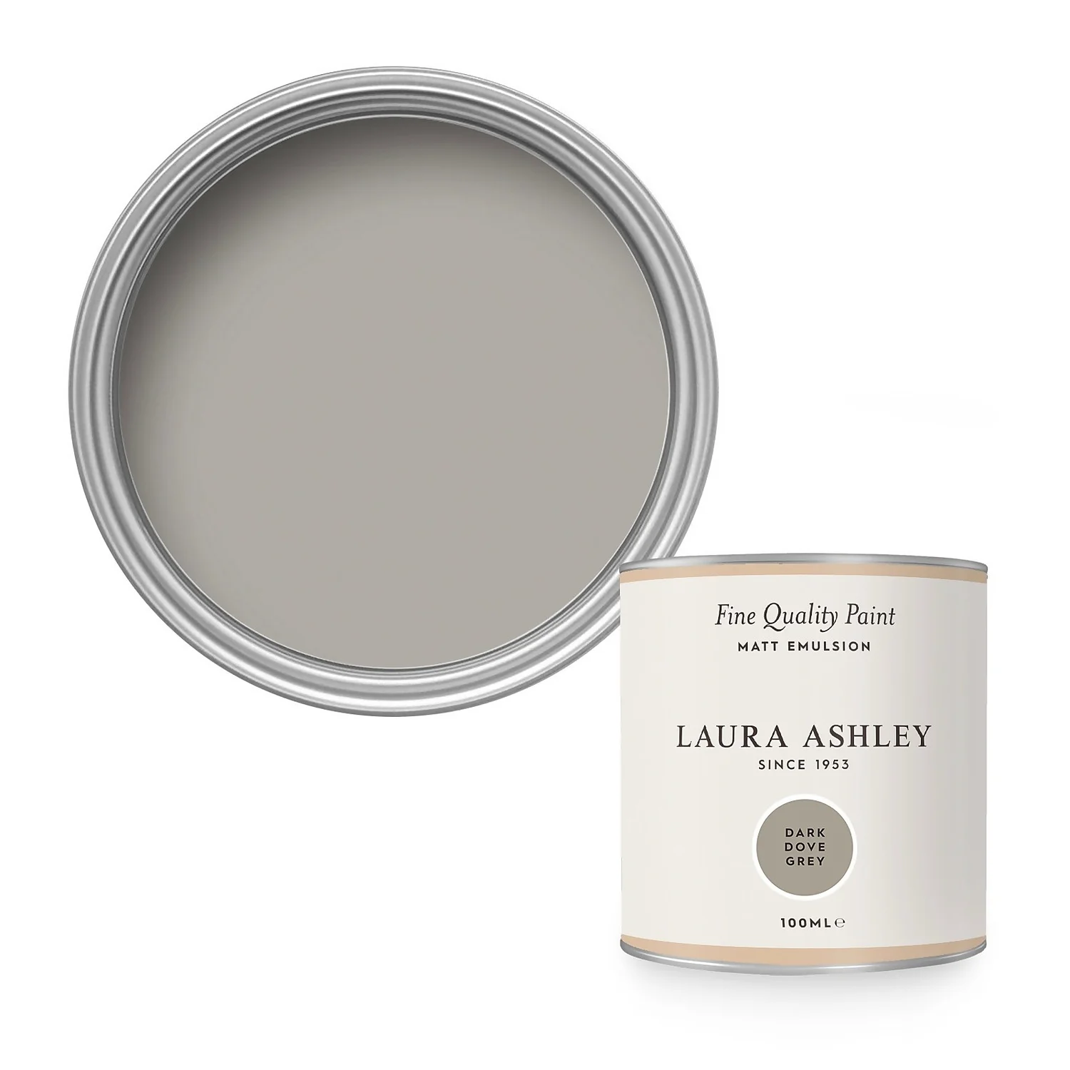 Laura Ashley Matt Emulsion Paint Dark Dove Grey Tester 100ml 3 Laura Ashley Matt Emulsion Paint Dark Dove Grey Tester 100ml