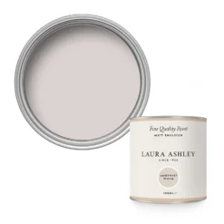 Laura Ashley Matt Emulsion Paint Amethyst White Tester 100ml