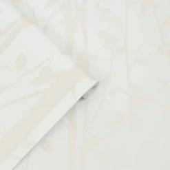 Laura Ashley Cottonwood Pearlescent White Wallpaper -Paint and Painting Supplies Store 13135785 2064871513733339