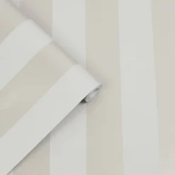 Laura Ashley Lille Pearlescent Stripe Silver Wallpaper 7 Laura Ashley Lille Pearlescent Stripe Silver Wallpaper -Paint and Painting Supplies Store 13135788 3994871508582000