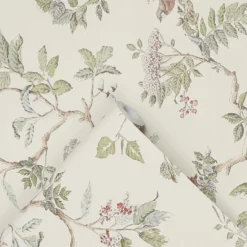Laura Ashley Elderwood Natural Wallpaper -Paint and Painting Supplies Store 13135790 1664871506586493