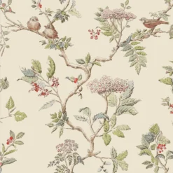 Laura Ashley Elderwood Natural Wallpaper