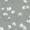 Laura Ashley Magnolia Grove Slate Wallpaper -Paint and Painting Supplies Store 13135798 1684871508466710