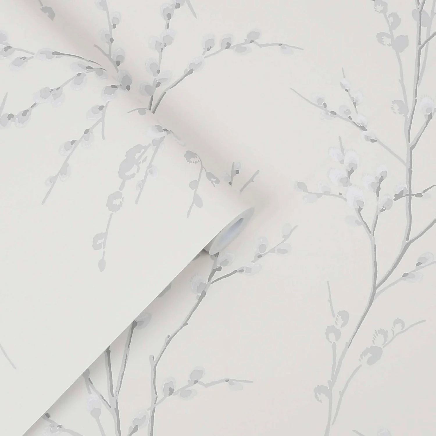 Laura Ashley Pussy Willow Off White/Midnight Wallpaper 5 Laura Ashley Pussy Willow Off White/Midnight Wallpaper - Image 3