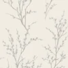 Laura Ashley Pussy Willow Off White/Midnight Wallpaper -Paint and Painting Supplies Store 13135802 1834871509137774