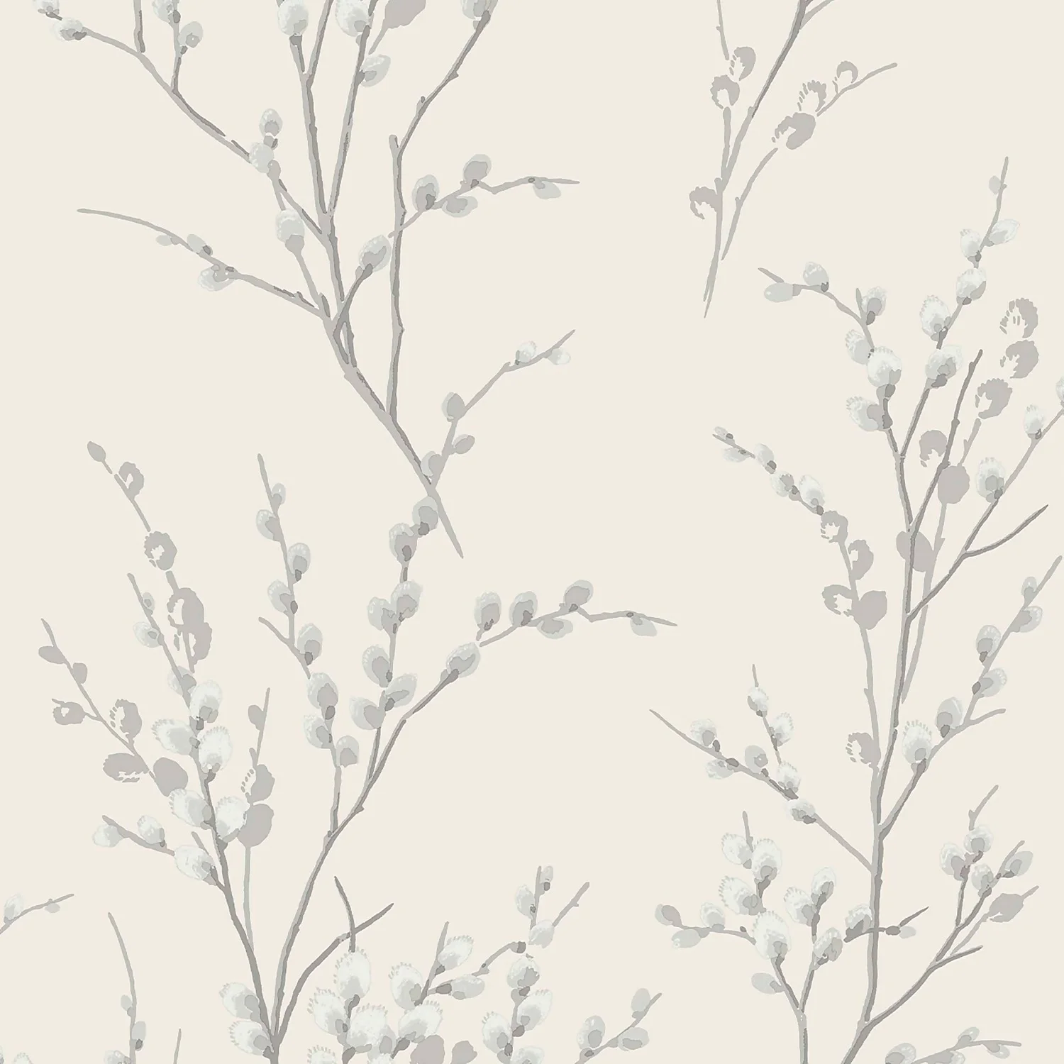 Laura Ashley Pussy Willow Off White/Midnight Wallpaper 3 Laura Ashley Pussy Willow Off White/Midnight Wallpaper