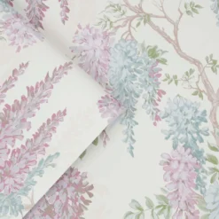 Laura Ashley Wisteria Garden Duck Egg Wallpaper -Paint and Painting Supplies Store 13135803 6404871509198068