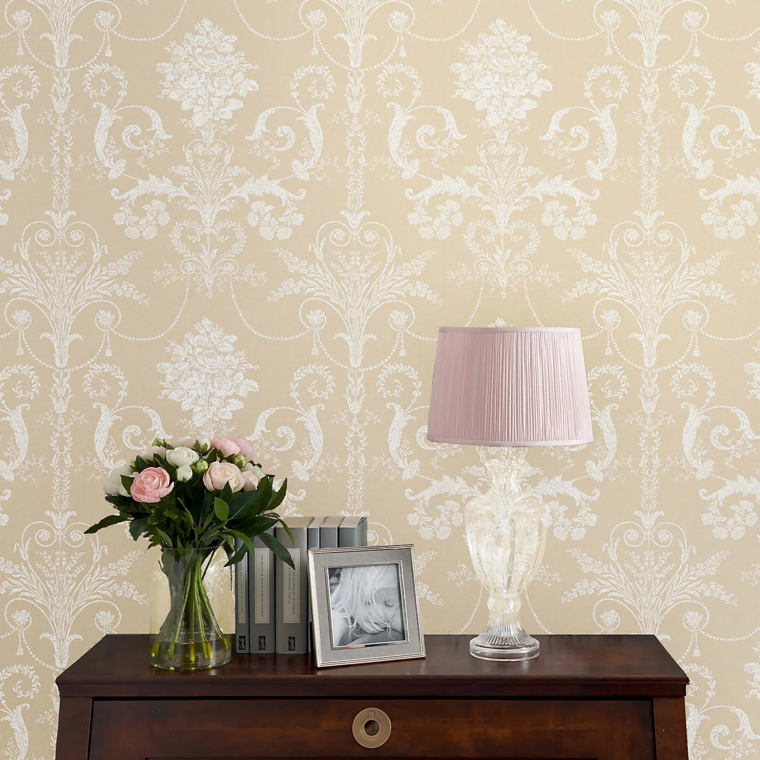 Laura Ashley Josette Linen Wallpaper 4 Laura Ashley Josette Linen Wallpaper - Image 2