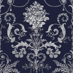 Laura Ashley Josette Midnight Wallpaper