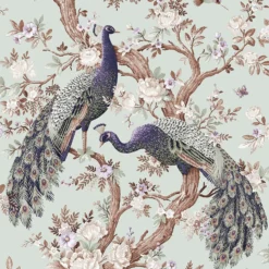 Laura Ashley Belvedere Duck Egg Wallpaper