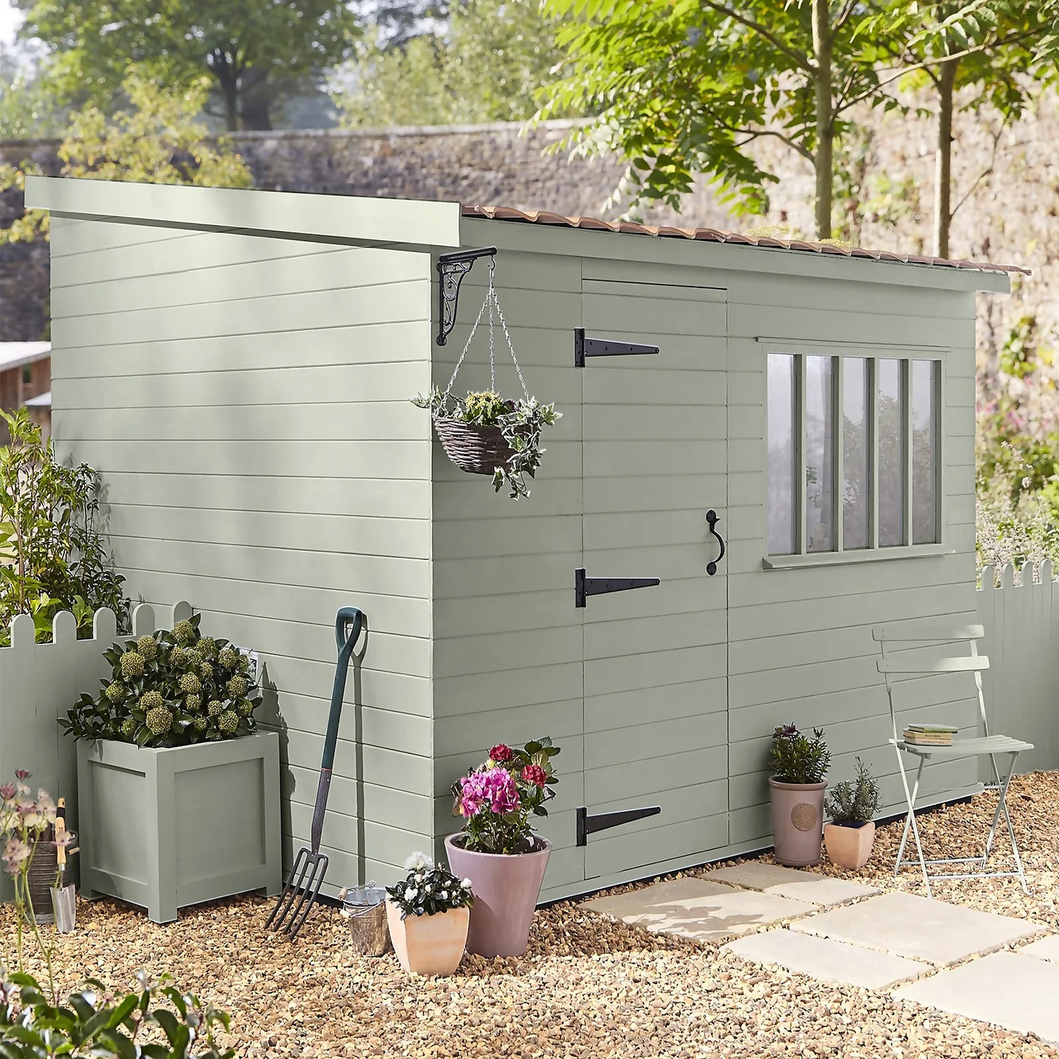 Laura Ashley Eggshell Garden Paint Sage Leaf - 2.5L 5 Laura Ashley Eggshell Garden Paint Sage Leaf - 2.5L - Image 3