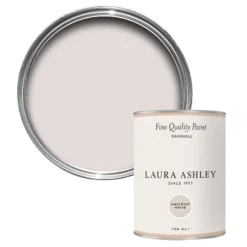 Laura Ashley Amethyst White Eggshell Emulsion Paint, 750ml