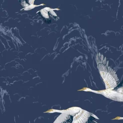 Laura Ashley Animalia Midnight Animal Smooth Wallpaper -Paint and Painting Supplies Store laura ashley animalia midnight animal smooth wallpaper5011583486384 37c bq