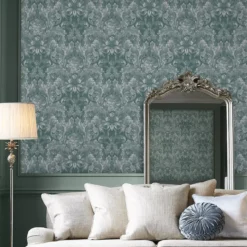 Laura Ashley Apolline Green Contemporary Smooth Wallpaper -Paint and Painting Supplies Store laura ashley apolline green contemporary smooth wallpaper5011583545753 20i bq