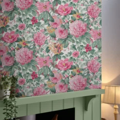 Laura Ashley Aveline Rose Pink Floral Smooth Wallpaper -Paint and Painting Supplies Store laura ashley aveline rose pink floral smooth wallpaper5011583492958 20i bq