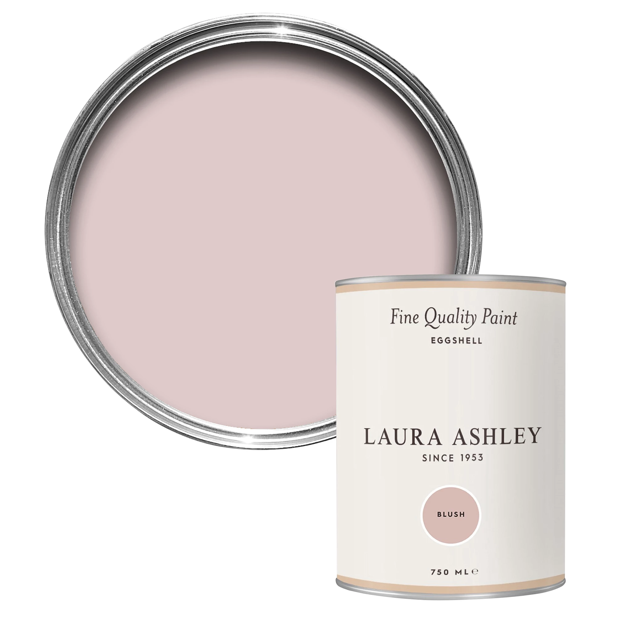 Laura Ashley Blush Eggshell Emulsion Paint, 750ml 3 Laura Ashley Blush Eggshell Emulsion Paint, 750ml