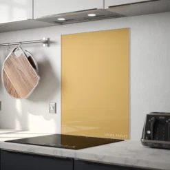 Laura Ashley Brass Geometric Glass Splashback, (H)750mm (W)600mm (T)6mm -Paint and Painting Supplies Store laura ashley brass geometric glass splashback h 750mm w 600mm t 6mm5060729155448 03i bq