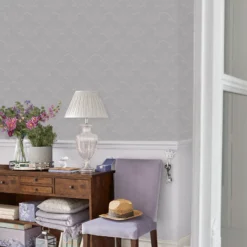 Laura Ashley Coralie Sugared Grey Motif Smooth Wallpaper 10 Laura Ashley Coralie Sugared Grey Motif Smooth Wallpaper -Paint and Painting Supplies Store laura ashley coralie sugared grey motif smooth wallpaper5011583524086 20i bq