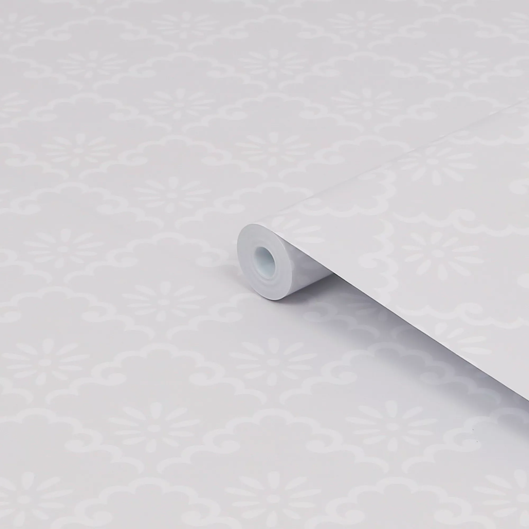 Laura Ashley Coralie Sugared Grey Motif Smooth Wallpaper 3 Laura Ashley Coralie Sugared Grey Motif Smooth Wallpaper