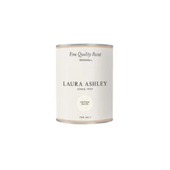 Laura Ashley Cotton White Eggshell Emulsion Paint, 750ml -Paint and Painting Supplies Store laura ashley cotton white eggshell emulsion paint 750ml5011583473414 08c bq