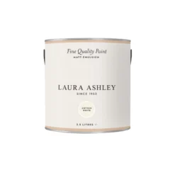Laura Ashley Cotton White Matt Emulsion Paint, 2.5L -Paint and Painting Supplies Store laura ashley cotton white matt emulsion paint 2 5l5011583472011 08c bq