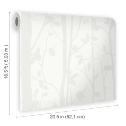 Laura Ashley Cottonwood Pearlescent White Trail Smooth Wallpaper -Paint and Painting Supplies Store laura ashley cottonwood pearlescent white trail smooth wallpaper5011583466676 02t bq