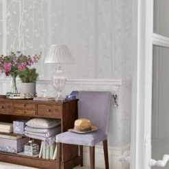 Laura Ashley Cottonwood Pearlescent White Trail Smooth Wallpaper -Paint and Painting Supplies Store laura ashley cottonwood pearlescent white trail smooth wallpaper5011583466676 21i bq