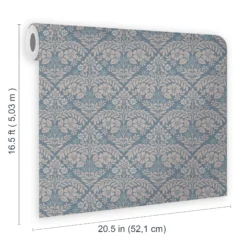 Laura Ashley Country Charm Blue Classical Smooth Wallpaper -Paint and Painting Supplies Store laura ashley country charm blue classical smooth wallpaper5011583524475 02t bq