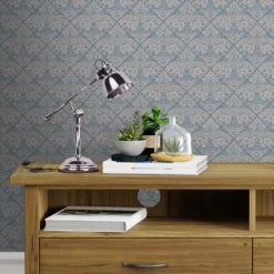 Laura Ashley Country Charm Blue Classical Smooth Wallpaper -Paint and Painting Supplies Store laura ashley country charm blue classical smooth wallpaper5011583524475 20i bq