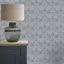 Laura Ashley Country Charm Blue Classical Smooth Wallpaper -Paint and Painting Supplies Store laura ashley country charm blue classical smooth wallpaper5011583524475 21i bq