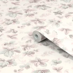 Laura Ashley Country Charm Natural Leaves Smooth Wallpaper