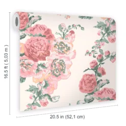 Laura Ashley Country Charm Pink Floral Smooth Wallpaper 13 Laura Ashley Country Charm Pink Floral Smooth Wallpaper -Paint and Painting Supplies Store laura ashley country charm pink floral smooth wallpaper5011583524178 02t bq