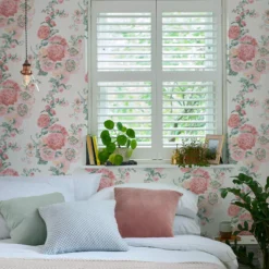 Laura Ashley Country Charm Pink Floral Smooth Wallpaper 10 Laura Ashley Country Charm Pink Floral Smooth Wallpaper -Paint and Painting Supplies Store laura ashley country charm pink floral smooth wallpaper5011583524178 21i bq