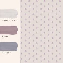 Laura Ashley Daisy Purple, Pink Kids Smooth Wallpaper -Paint and Painting Supplies Store laura ashley daisy purple pink kids smooth wallpaper5011583546415 03t bq