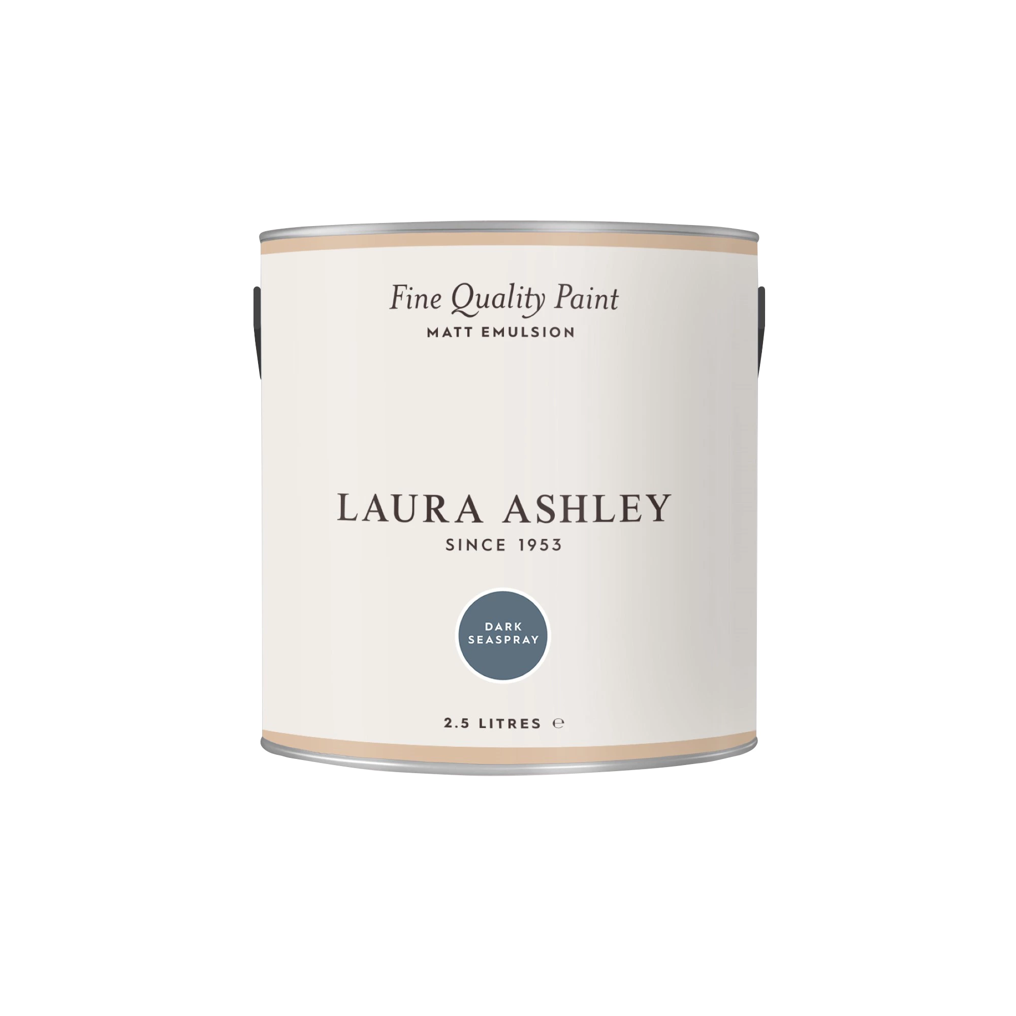 Laura Ashley Dark Seaspray Matt Emulsion Paint, 2.5L 6 Laura Ashley Dark Seaspray Matt Emulsion Paint, 2.5L - Image 4
