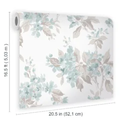 Laura Ashley Duck Egg Apple Blossom Smooth Wallpaper -Paint and Painting Supplies Store laura ashley duck egg apple blossom smooth wallpaper5011583467451 02t bq