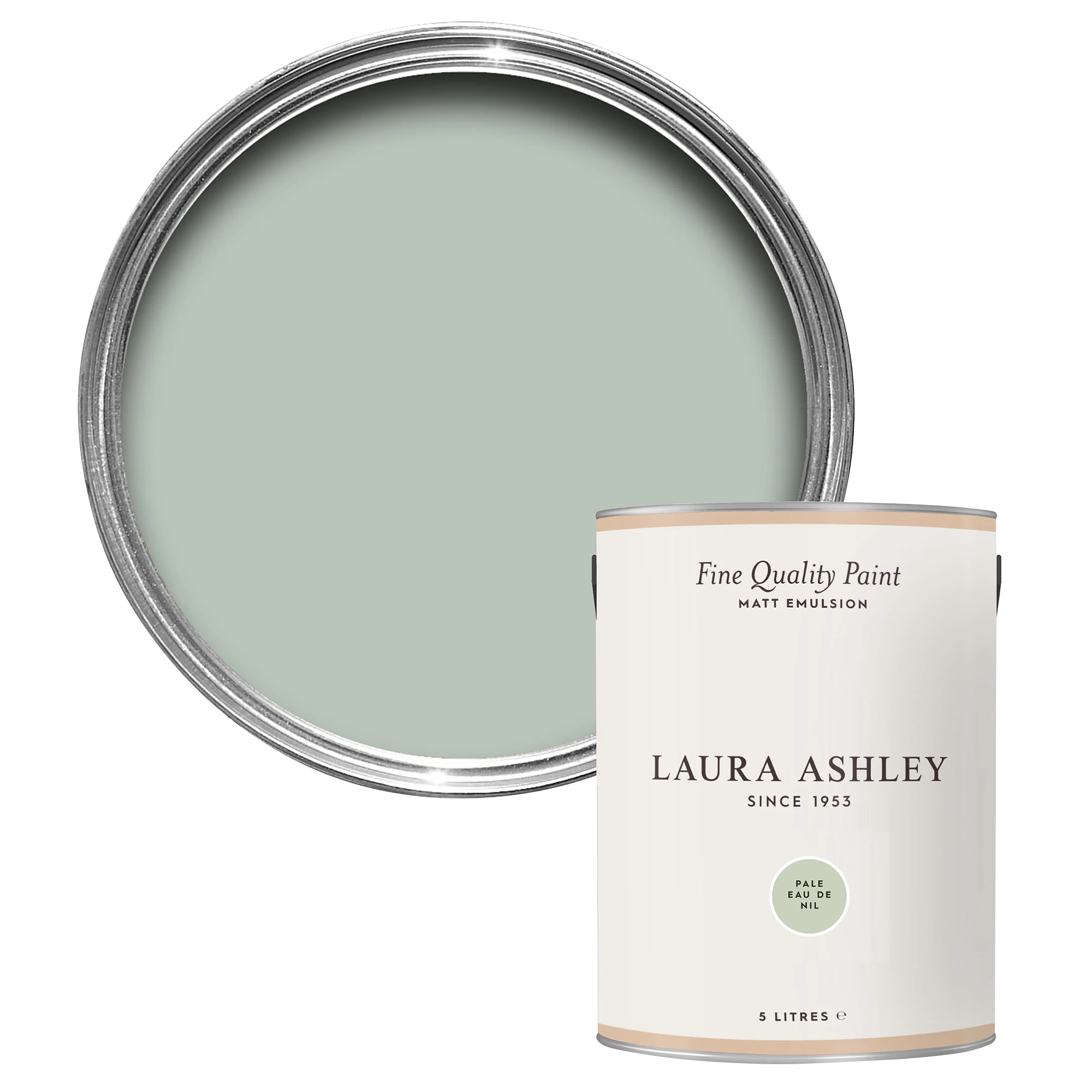 Laura Ashley Eau De Nil Matt Emulsion Paint, 5L 3 Laura Ashley Eau De Nil Matt Emulsion Paint, 5L
