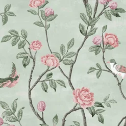 Laura Ashley Eglantine Eau De Nil Trail Smooth Wallpaper -Paint and Painting Supplies Store laura ashley eglantine eau de nil trail smooth wallpaper5011583467574 37c bq