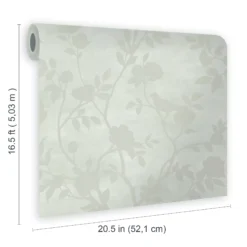 Laura Ashley Eglantine Silhouette Eau De Nil Trail Smooth Wallpaper -Paint and Painting Supplies Store laura ashley eglantine silhouette eau de nil trail smooth wallpaper5011583467635 02t bq