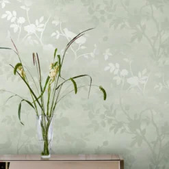 Laura Ashley Eglantine Silhouette Eau De Nil Trail Smooth Wallpaper -Paint and Painting Supplies Store laura ashley eglantine silhouette eau de nil trail smooth wallpaper5011583467635 20i bq