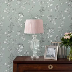 Laura Ashley Elderwood Duck Egg Floral Smooth Wallpaper -Paint and Painting Supplies Store laura ashley elderwood duck egg floral smooth wallpaper5011583466799 21i bq